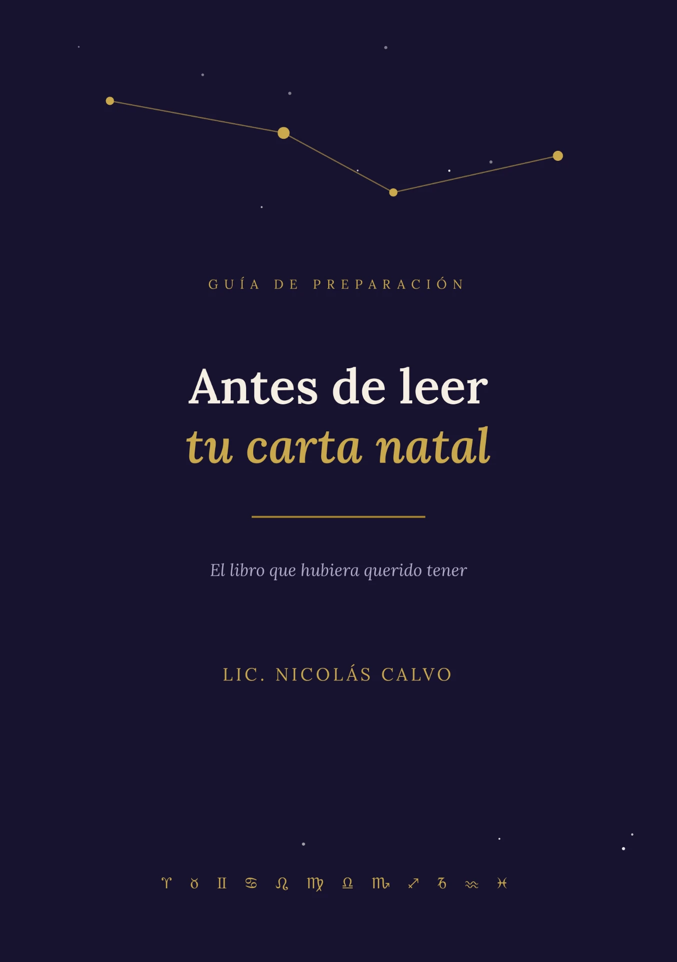 Portada de Antes de leer tu carta natal